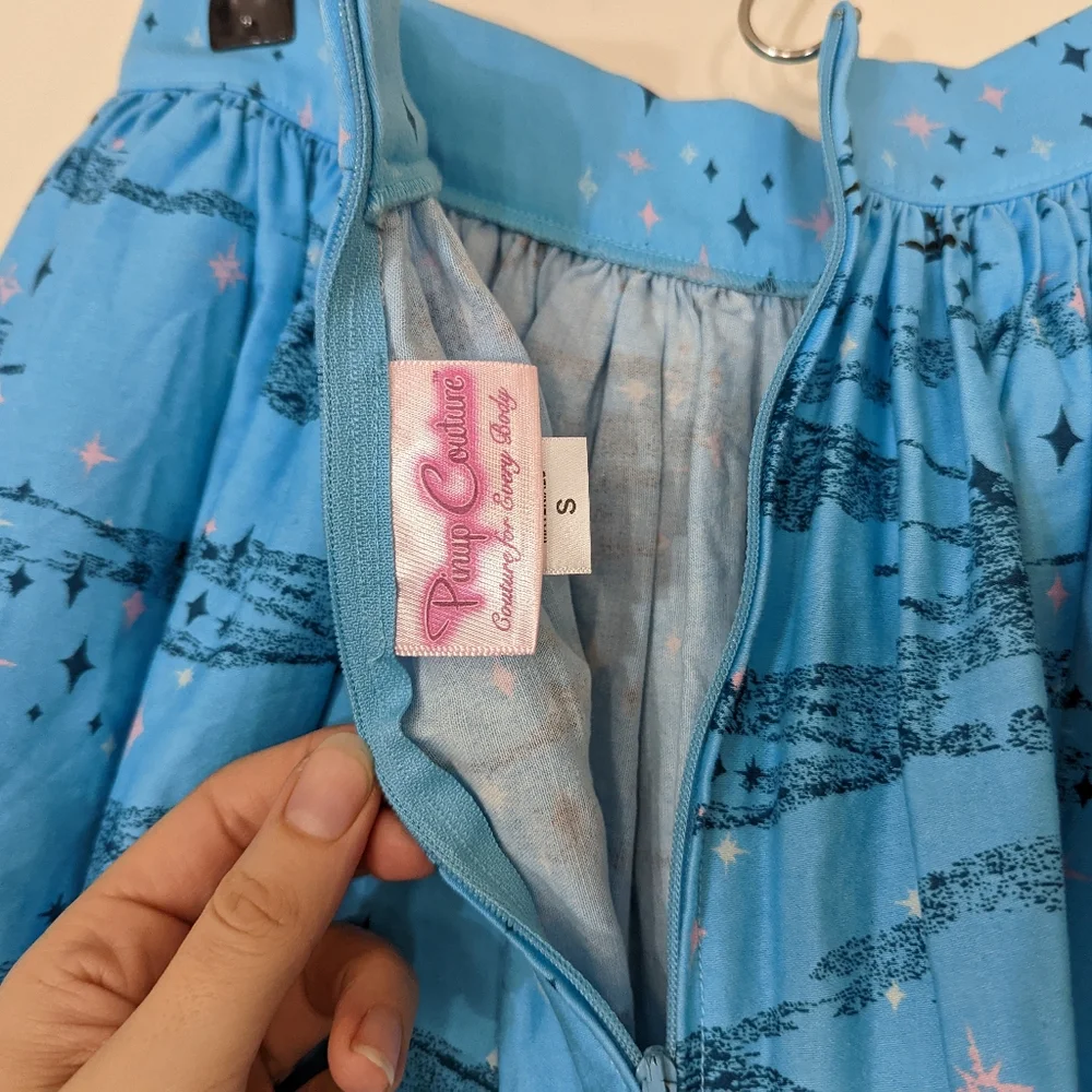 Blue Castle Jenny Skirt Pinup Couture - Picture 8 of 9